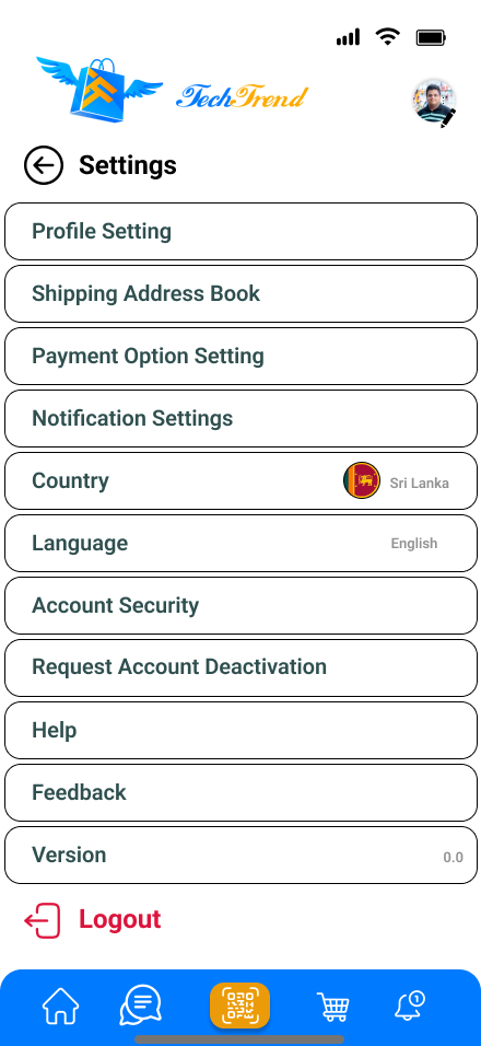 TechTrend Checkout Page